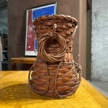 Load image into Gallery viewer, Antique Japanese Woven Basket Decorative Accessory
