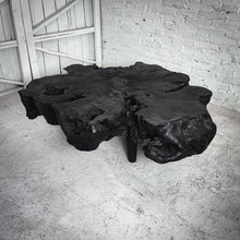 Load image into Gallery viewer, Dark Bon Shou Sugi Ban Cocktail Table
