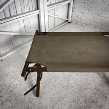 Load image into Gallery viewer, 1950&#39;s Military Style Cot Canvas Bed
