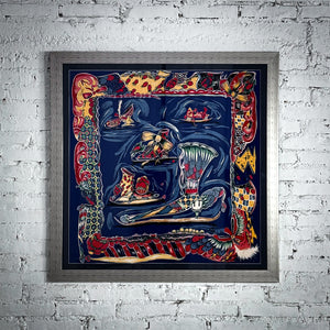 1999 Toller Cranston Surrealist Silk Screen Print