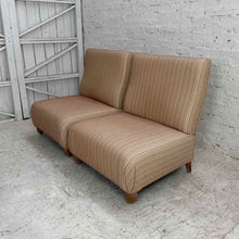 Load image into Gallery viewer, Pair of Transitional Stripped Slipper Chairs
