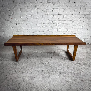 Contemporary Parota Cocktail Table