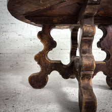 Load image into Gallery viewer, Antique Colonial Waxed Hardwood Cocktail Table
