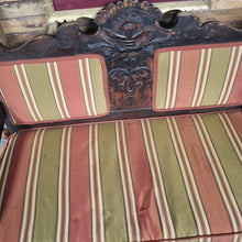 Load image into Gallery viewer, 1880's Victorian Eastlake Style Wood Frame Bench
