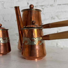 Load image into Gallery viewer, Taxco Copper 3-Piece Coffee Service Set

