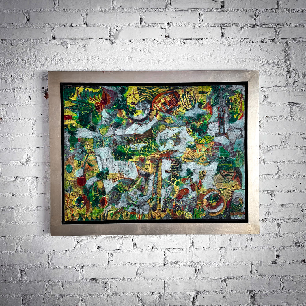 Juan Ordóñez Abstract Expressionist Impasto Canvas Painting
