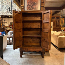 Load image into Gallery viewer, Rustic Fluted Pine Storage Cabinet
