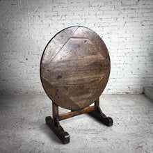 Load image into Gallery viewer, 19th Century French Provincial Tilt Top Oak Accent Table
