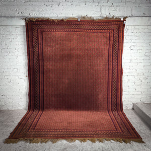 Mid Century Baluch Persian Knotted Rug