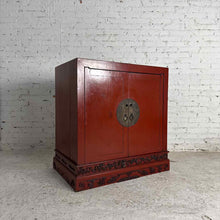 Load image into Gallery viewer, Chinese Red Lacquer Camphor Wood Cabinet

