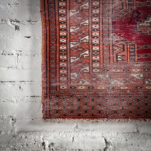 Bokhara Wool Accent Persian Knotted Rug