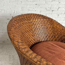 Load image into Gallery viewer, Chevron Woven Rattan Tub Chair
