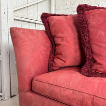 Load image into Gallery viewer, Spanish Baroque Revival-Style Ebonized Wood &amp; Silk Sofa
