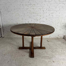 Load image into Gallery viewer, Mid-Century Style Acacia Sunburst Table
