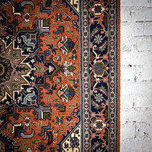 Load image into Gallery viewer, Heriz Wool Accent Persian Knotted Rug
