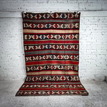 Load image into Gallery viewer, Turkish Wool Area Kilim Flatweave Rug

