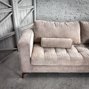 American Modern Microvelvet Sofa