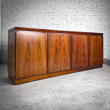 Load image into Gallery viewer, Skovby Mid-Century Modern Polished Rosewood Sideboard
