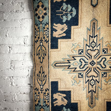 Load image into Gallery viewer, Geometric Cotton Chinese Knotted Rug
