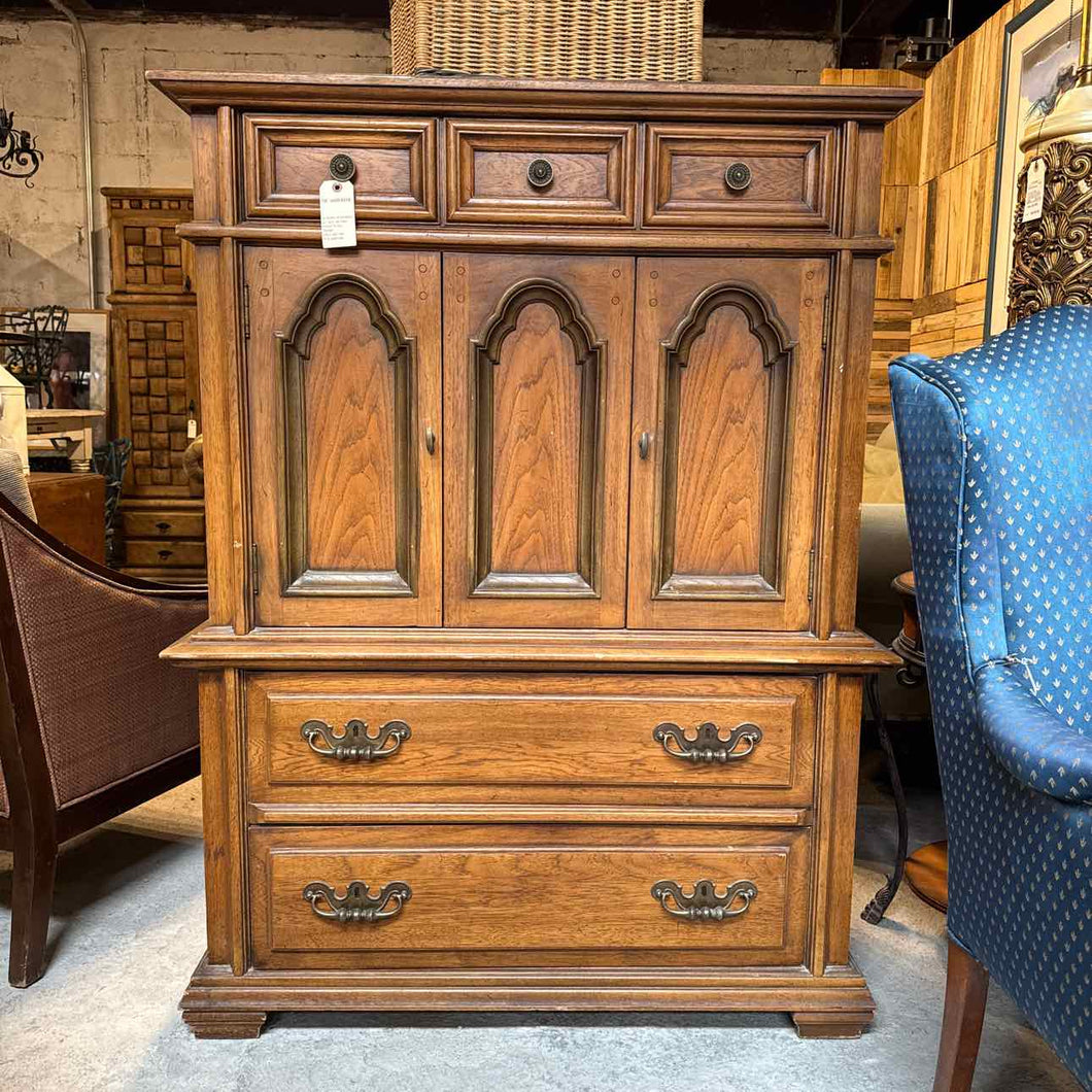 1980's Wood Chest of Drawers