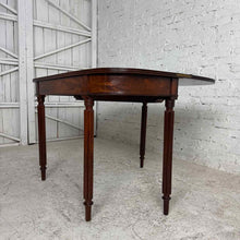 Load image into Gallery viewer, Sheraton Revival Style Mahogany Console and Card Table
