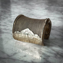 Load image into Gallery viewer, Southeast Asian Braided Silver Cuff
