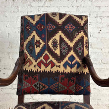 Load image into Gallery viewer, Spanish Baroque Revival Carved Wood Armchair

