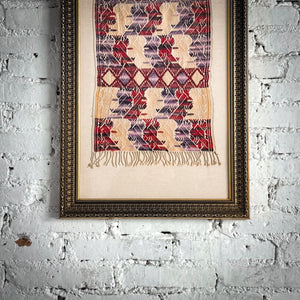 Guatemalan Hand Woven Framed Wall Decor