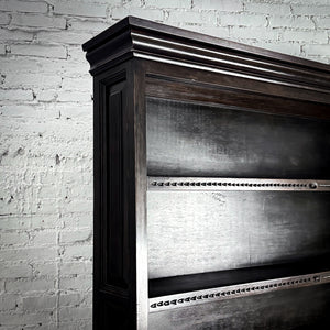 Colonial Revival Espresso Hardwood Bookcase