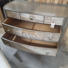 Load image into Gallery viewer, Shabby Chic Painted Chest of Drawers
