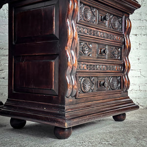 Set of 2 Manuel Padron Hand Carved Nightstand