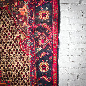 Mid 20th Century Area Persian Knotted Rug