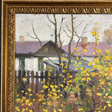 Load image into Gallery viewer, Mid-Century Soviet Landscape Oil Painting Study by M. Likhachev
