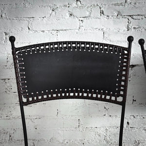 Set of 4 Industrial Iron Dining Chair