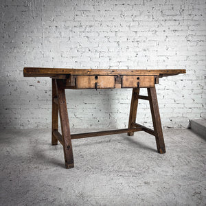 Early 20th C. Farmhouse Kitchen Island