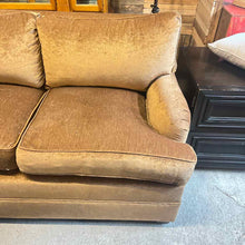 Load image into Gallery viewer, Traditional Brown Velour Sofa
