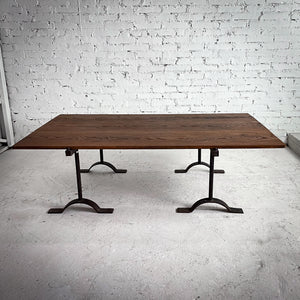 Campaign Oak Cocktail Table
