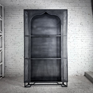 Moorish Painted Iron Shelving Unit Shelving