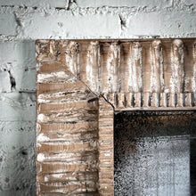Load image into Gallery viewer, Rustic Carved Distressed Pine Floor Mirror
