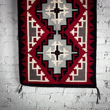 Load image into Gallery viewer, Teec Nos Pos Navajo Hand Woven Wool Accent American Flatweave Rug
