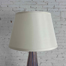 Load image into Gallery viewer, Murano Amethyst Ribbed Glass Lamp
