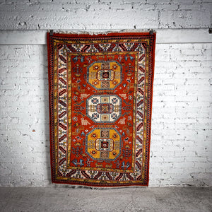 Caucasian Wool Oriental Knotted Rug