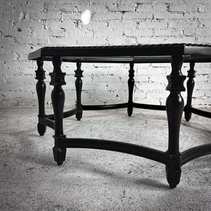 Carlisle Octagon Onyx Aluminum Garden Table