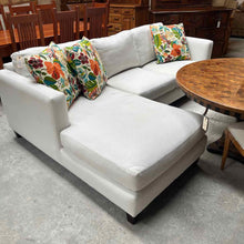 Load image into Gallery viewer, White Basketweave Modular Sectional Sofa

