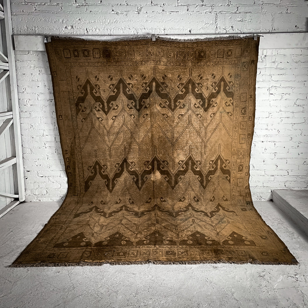1940's Jajim Braided Wool Kilim Flatweave Rug