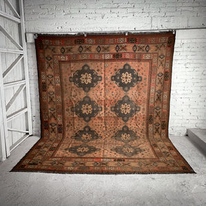 Afshar Wool Area Turkish Flatweave Rug