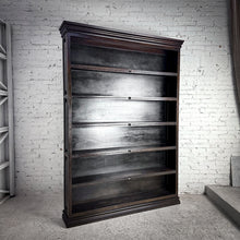 Load image into Gallery viewer, Colonial Revival Espresso Hardwood Bookcase
