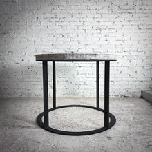 Load image into Gallery viewer, Contemporary Textured Stone Side Table

