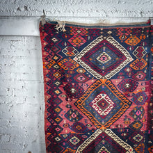 Load image into Gallery viewer, Vintage Anatolian Wool Turkish Flatweave Rug
