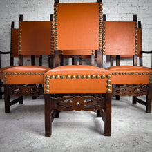 Load image into Gallery viewer, Set of 8 Jason Scott Collection Old World Oak Dining Chair
